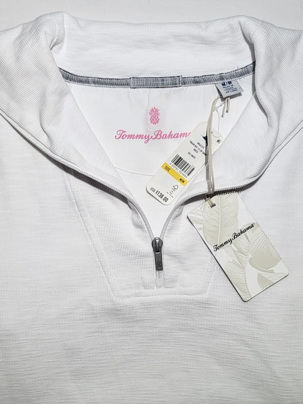 Tommy Bahama NWT Women's White Collared Beach Dress